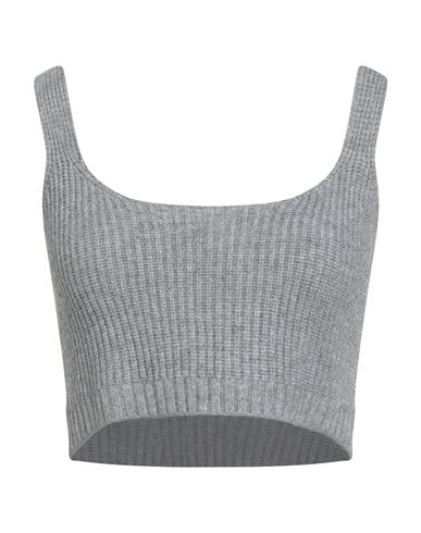 Haveone Woman Top Light Grey Size Onesize Viscose, Polyester, Polyamide In Gray