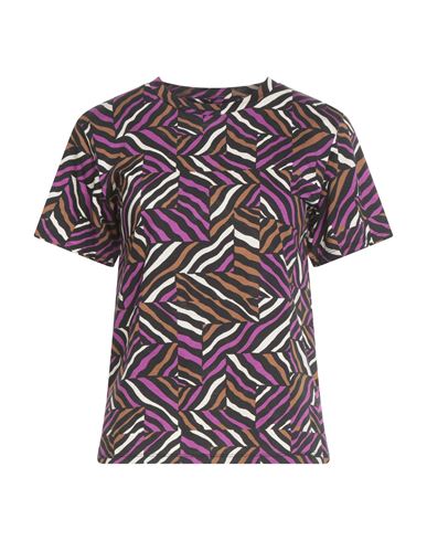 Weekend Max Mara Woman T-shirt Purple Size Xxl Cotton In Purple