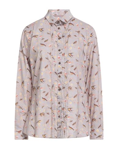 Barbour Woman Shirt Taupe Size 10 Cotton In Neutral