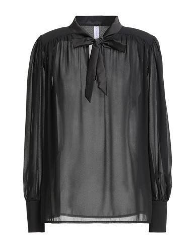 Zahjr Woman Top Black Size L Polyester In Black