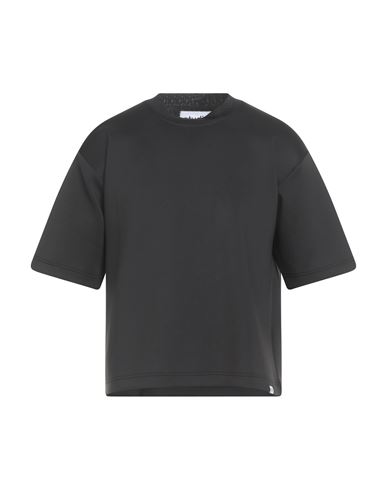 Seidensticker Studio Man T-shirt Black Size M Polyester, Elastane In Black