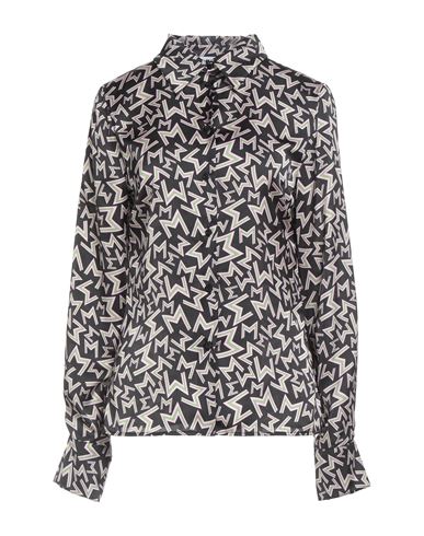 Msgm Woman Top Black Size 6 Polyester In Black