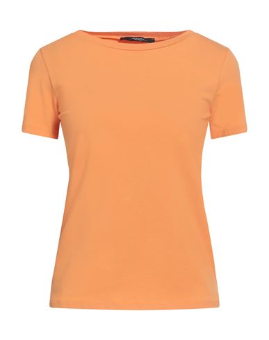 Weekend Max Mara Woman T-shirt Mandarin Size Xl Cotton, Elastane In Orange