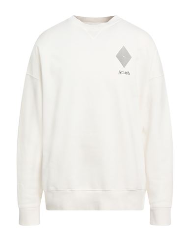 Amish Supplies Man Sweatshirt Off White Size L Cotton