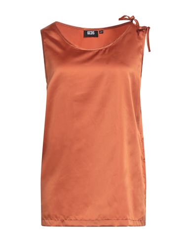 Gcds Woman Top Copper Size L Polyester In Orange