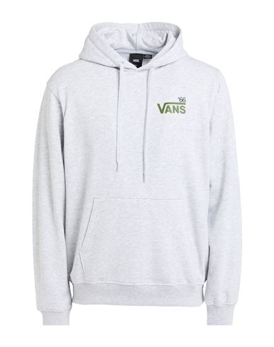 Vans Man Sweatshirt Light Grey Size S Cotton, Polyester In Gray