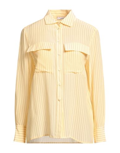 Lardini Woman Shirt Yellow Size 8 Silk In Yellow