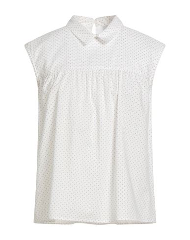 Peserico Woman Top White Size 6 Cotton In White