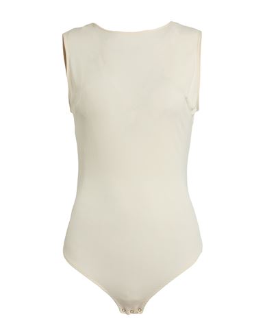 Elisabetta Franchi Woman Bodysuit Ivory Size 8 Viscose, Elastane