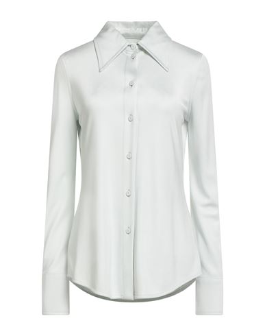 Jil Sander Woman Shirt Sky Blue Size 2 Viscose