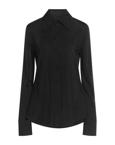 Jil Sander Woman Shirt Black Size 6 Viscose