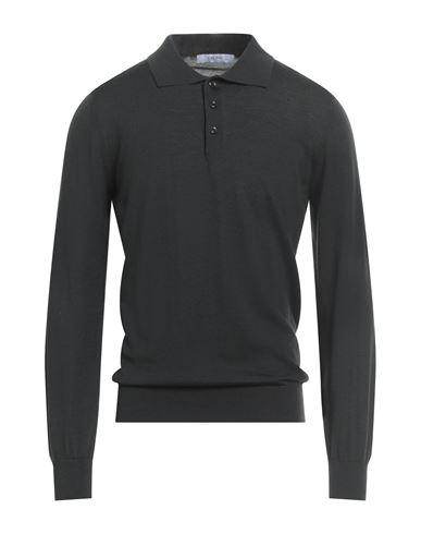 Cruna Man Sweater Charcoal Size 44 Virgin Wool In Gray