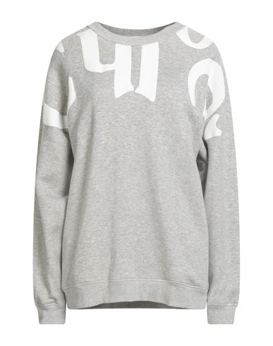 Chloé Woman Sweatshirt Grey Size M Cotton In Gray