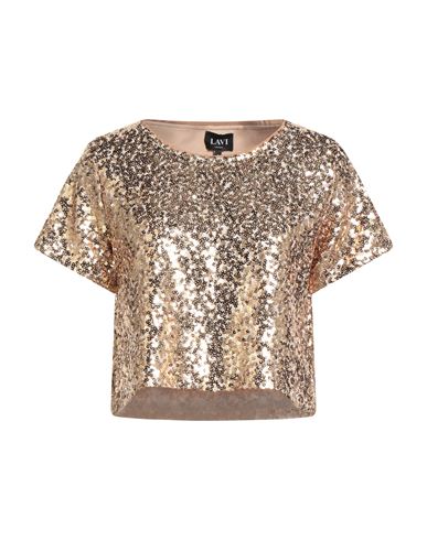 Lavi Couture Woman Top Platinum Size M Polyester, Elastane