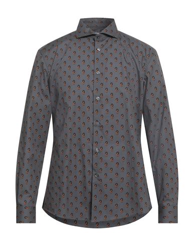 Grey Daniele Alessandrini Man Shirt Grey Size 16 ½ Cotton