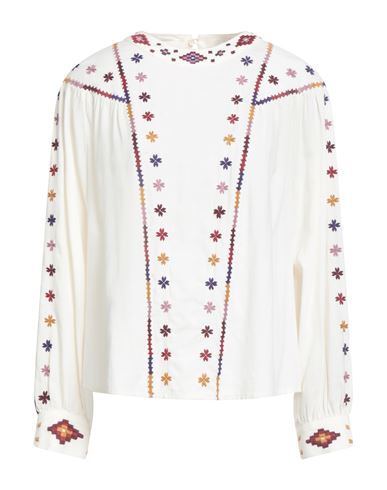 Weekend Max Mara Woman Top Ivory Size 10 Cotton In White