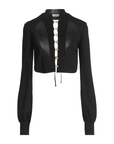 La Galpa Woman Top Black Size M/l Viscose In Black