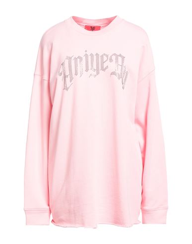 Aniye By Woman Sweatshirt Pink Size L Cotton, Viscose