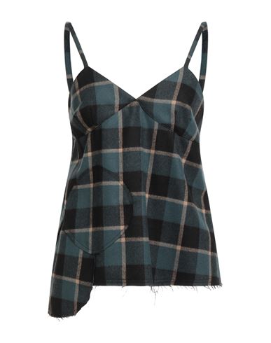 Société Anonyme Woman Top Deep Teal Size L Cashmere, Wool In Green