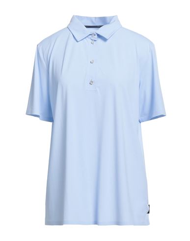 Rrd Woman Polo Shirt Light Blue Size 10 Polyamide, Elastane In Multi