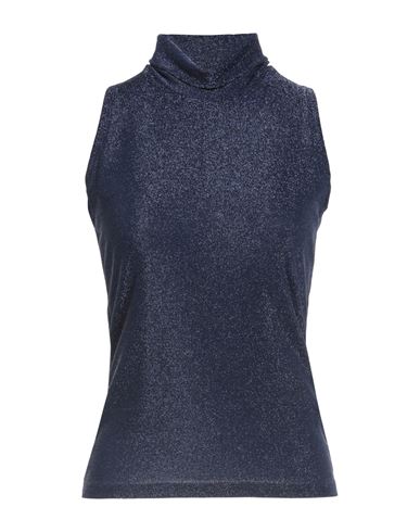 Seventy Venezia Woman Top Navy Size L Polyamide, Polyester, Elastane In Blue
