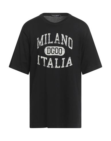 Dolce & Gabbana Cotton T-shirt With Dg Logo Print In Multi