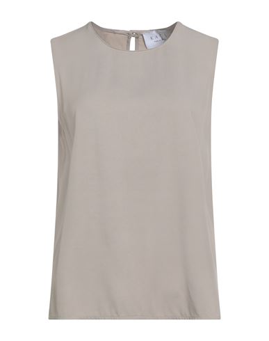 Kaos Woman Top Grey Size 10 Viscose In Gray