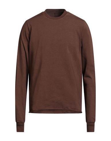 Rick Owens Drkshdw Drkshdw By Rick Owens Man T-shirt Chocolate Brown Size S Cotton In Brown