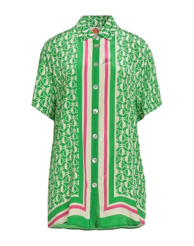 Woman Shirt Green Size XS Viscose