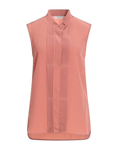 Peserico Woman Top Antique Rose Size 6 Silk In Pink