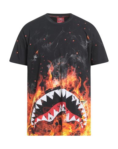 Sprayground Man T-shirt Black Size Xxl Cotton