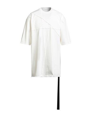 Rick Owens Drkshdw Drkshdw By Rick Owens Man T-shirt White Size L Cotton In White