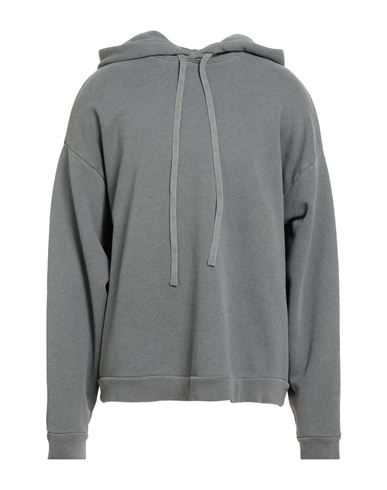 Agolde Man Sweatshirt Grey Size L Cotton, Polyester In Gray