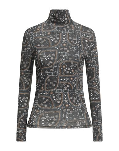 Antik Batik Woman T-shirt Gunmetal Size 10 Viscose, Wool, Elastane