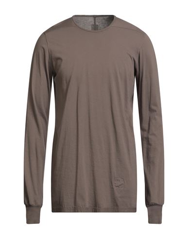 Rick Owens Drkshdw Drkshdw By Rick Owens Man T-shirt Dark Brown Size S Cotton In Brown