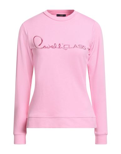 Cavalli Class Woman Sweatshirt Pink Size Xs Cotton, Polyester