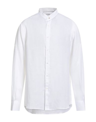 Brunello Cucinelli Man Shirt White Size 3xl Linen In White