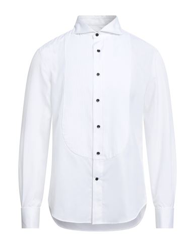 Brunello Cucinelli Man Shirt White Size Xxl Cotton In White