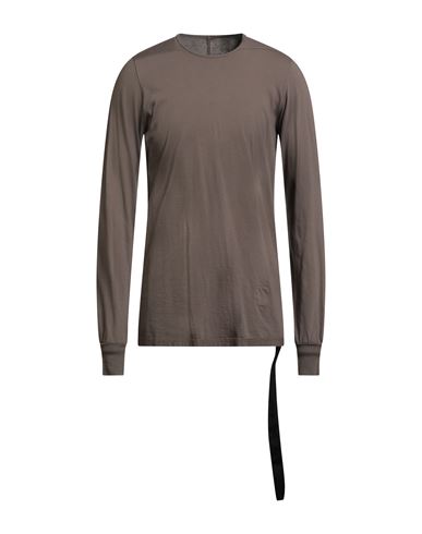 Rick Owens Drkshdw Drkshdw By Rick Owens Man T-shirt Khaki Size S Cotton In Brown