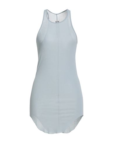Rick Owens Woman Tank Top Sky Blue Size 8 Viscose, Silk In Blue