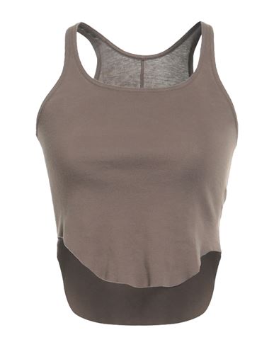 Rick Owens Drkshdw Drkshdw By Rick Owens Woman Top Taupe Size S Cotton In Gray