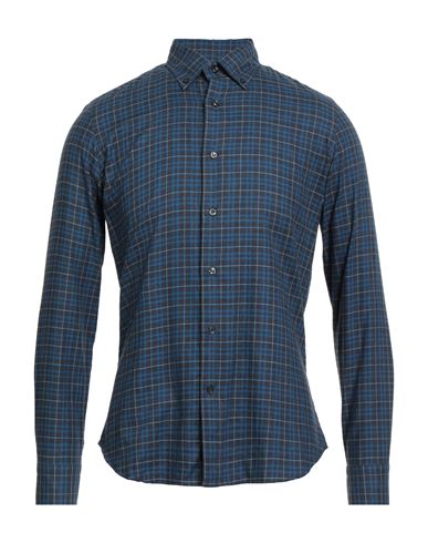 Carlo Pignatelli Man Shirt Blue Size 15 ½ Cotton In Multi