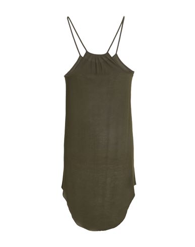 Rick Owens Woman Top Military Green Size 12 Viscose, Silk