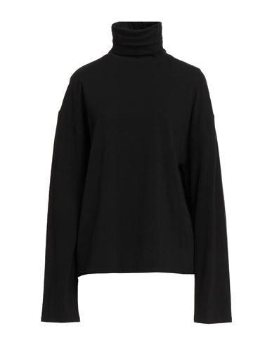 Jacob Lee Woman T-shirt Black Size S Organic Cotton, Elastane In Black