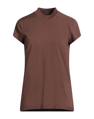 Rick Owens Drkshdw Drkshdw By Rick Owens Woman T-shirt Chocolate Brown Size Xs Cotton In Brown