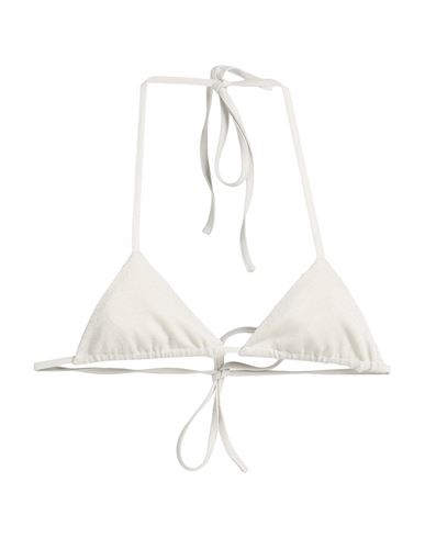 Lardini Woman Top Light Grey Size 4 Viscose, Polyester, Polyamide, Elastane In White