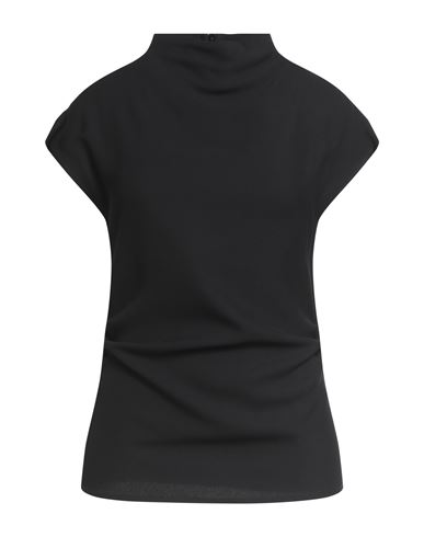 Erika Cavallini Woman Top Black Size 6 Viscose, Elastane In Black