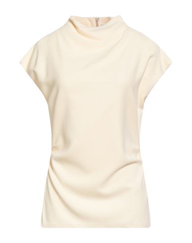 Erika Cavallini Woman Top Ivory Size 8 Viscose, Elastane In Neutral