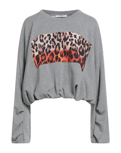 Le Streghe Woman Sweatshirt Grey Size M Cotton