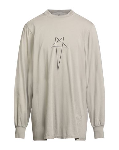 Rick Owens Drkshdw Oversized Long Sleeve T-shirt Pentagram In Multi